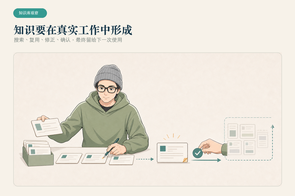 知识在真实工作中形成